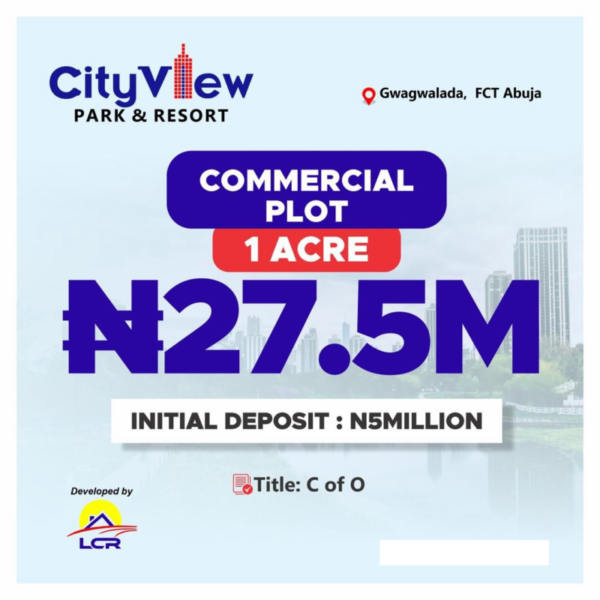 CITY VIEW PARK & RESORT Commercial plot, LOCATIONGWAGWALADA ABUJA(title Certificate of occupancy) - Image 3