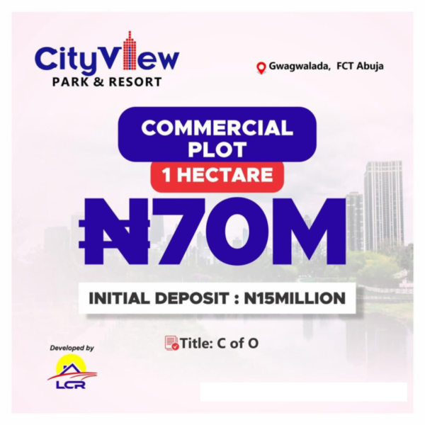 CITY VIEW PARK & RESORT Commercial plot, LOCATIONGWAGWALADA ABUJA(title Certificate of occupancy) - Image 4